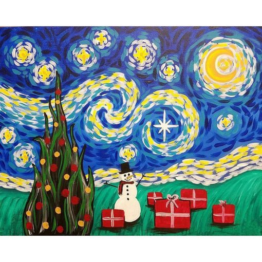 Diamond Painting Christmas Sky Painting